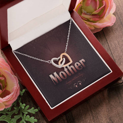 To My Mother My Everything Interlocking Hearts Necklace