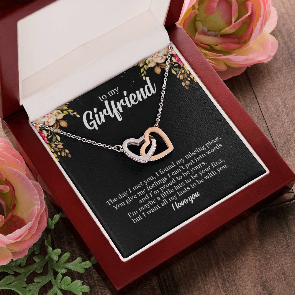 To My Future Wife - Premium Lovecube Necklace - So19 Interlocking Hearts Necklace