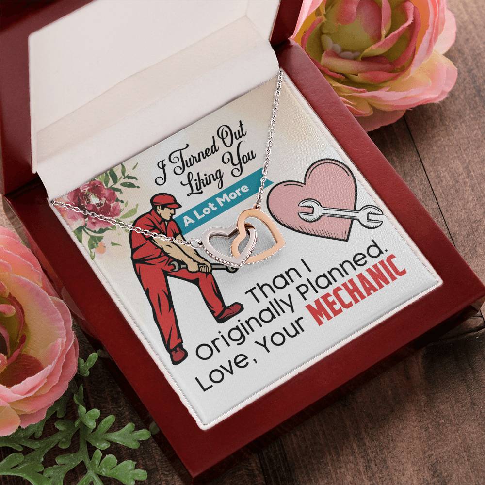 Mechanic'S Girlfriend- Interlocking Heart Necklace Interlocking Hearts Necklace