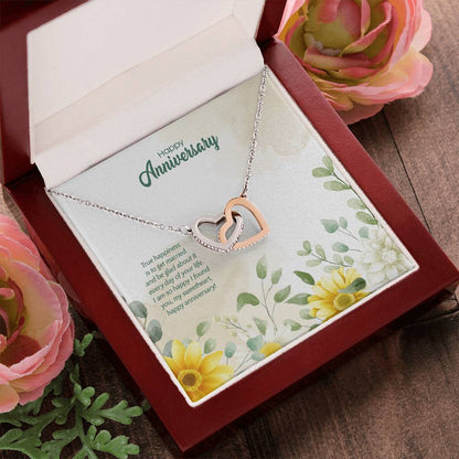 Anniversary Edition Happily Married - Interlocking Hearts Necklace