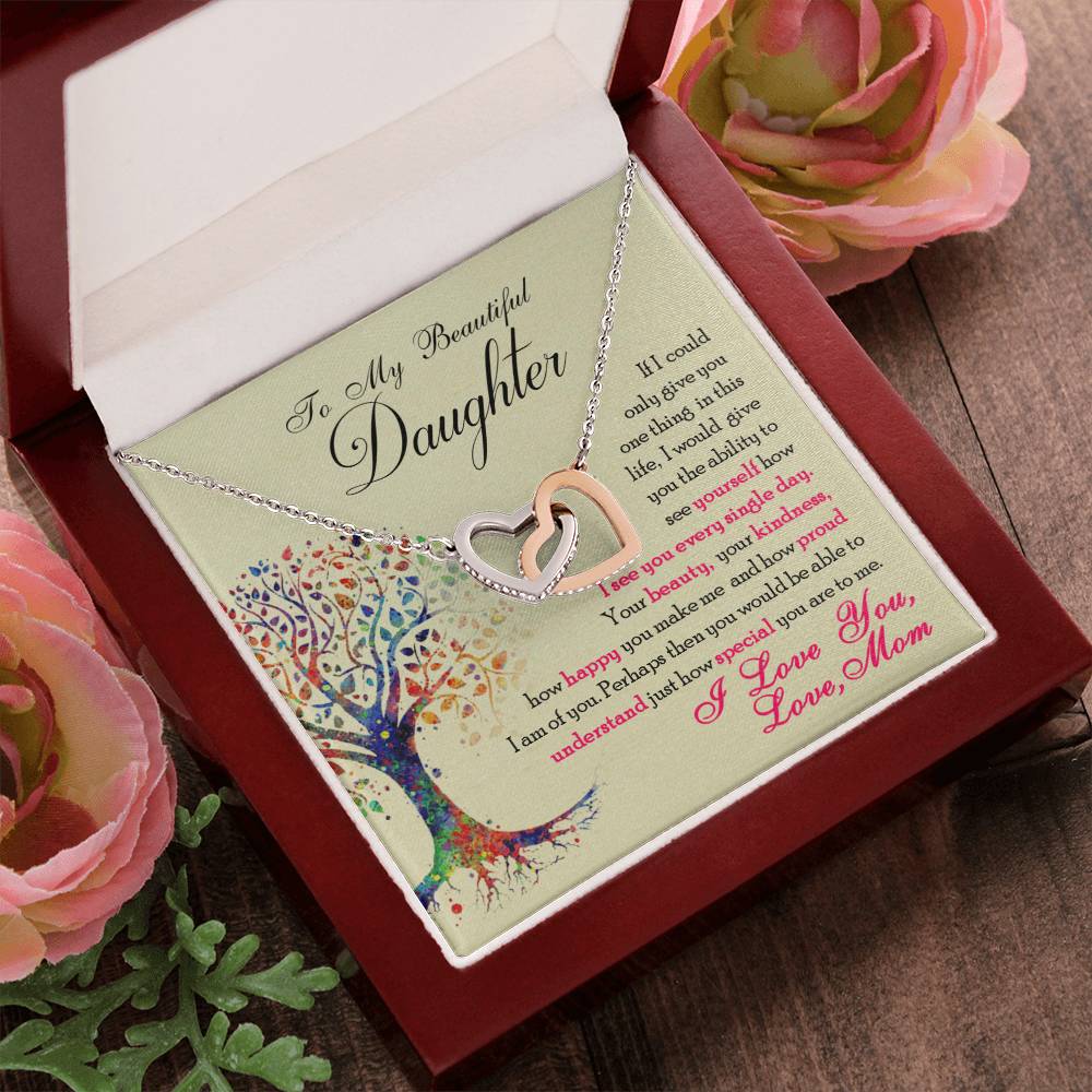 Collection Daughter - How Special You Are To Me - Necklace Interlocking Hearts Necklace