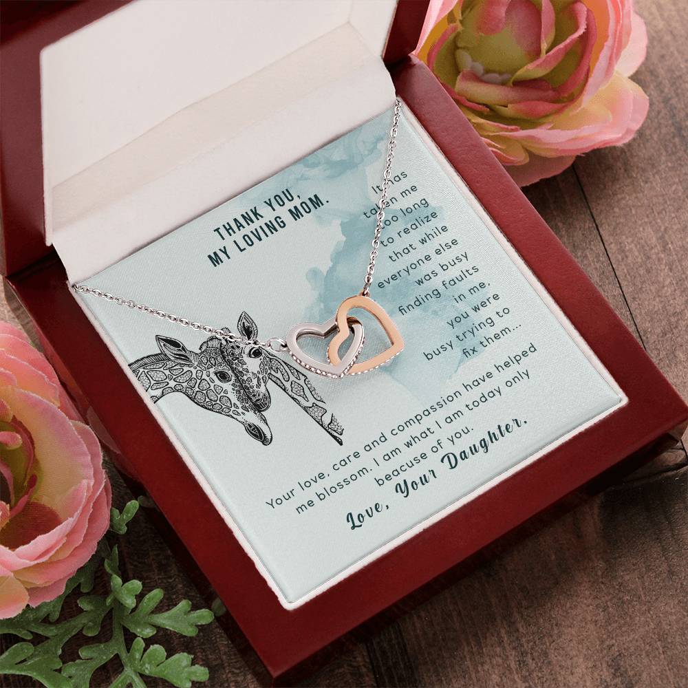 Mothers Day Gift From Daughter Son - Mother Necklace Gifts For Mom Mom Necklace Interlocking Hearts Interlocking Hearts Necklace