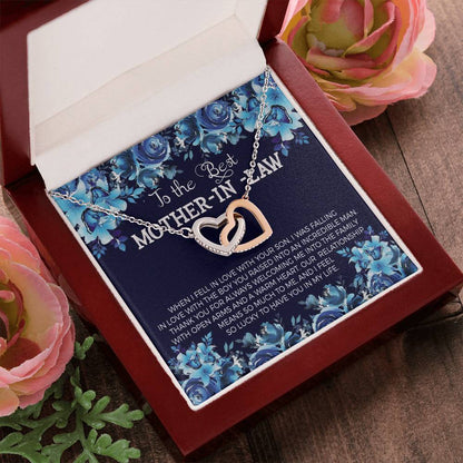 Mother In Law - Hearts Necklace Interlocking Hearts Necklace