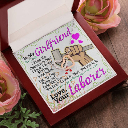 Laborer'S Girlfriend - Interlocking Heart Necklace Interlocking Hearts Necklace