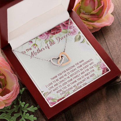 Mother Of The Groom Necklace Mother Of The Groom Jewelry Box Mother In Law Wedding Gift Mother In Law Interlocking Hearts Necklace Gifts