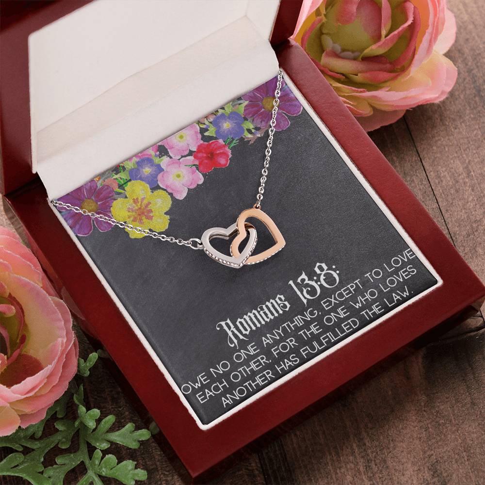 Interlocking Heart - Love Each Other Interlocking Hearts Necklace