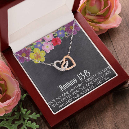 Interlocking Heart - Love Each Other Interlocking Hearts Necklace