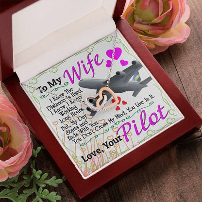 Pilot'S Wife - Interlocking Heart Necklace Interlocking Hearts Necklace