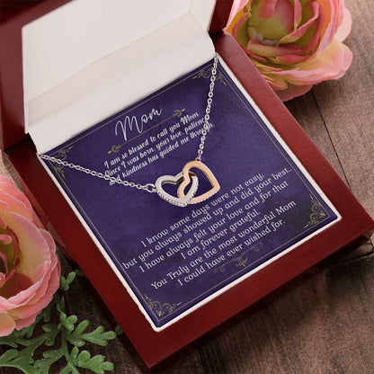 Mom I Am So Blessed Limited Edition Interlocking Hearts Necklace