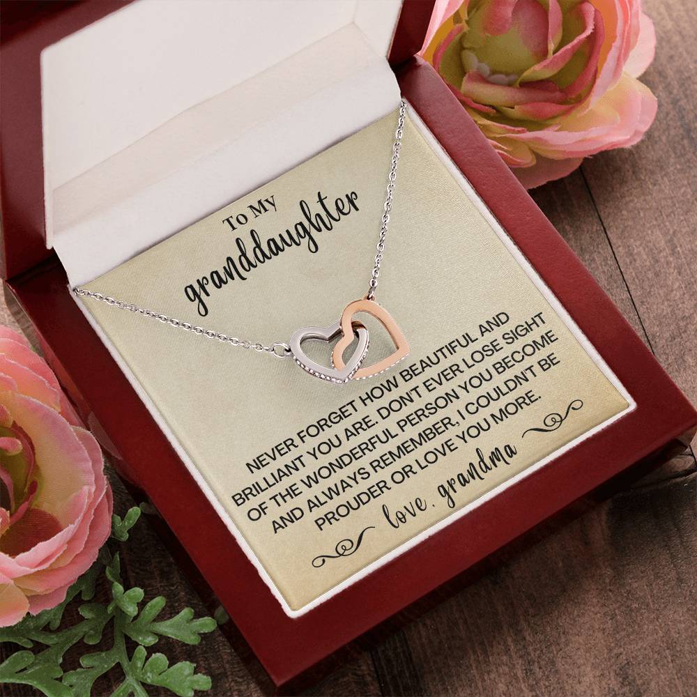 Happy Birthday Or Just To Say I Love You - Two Hearts Necklace Interlocking Hearts Necklace