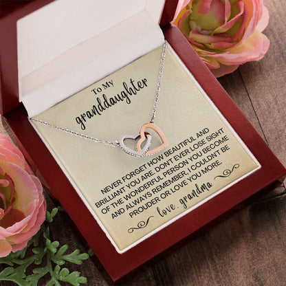 Happy Birthday Or Just To Say I Love You - Two Hearts Necklace Interlocking Hearts Necklace