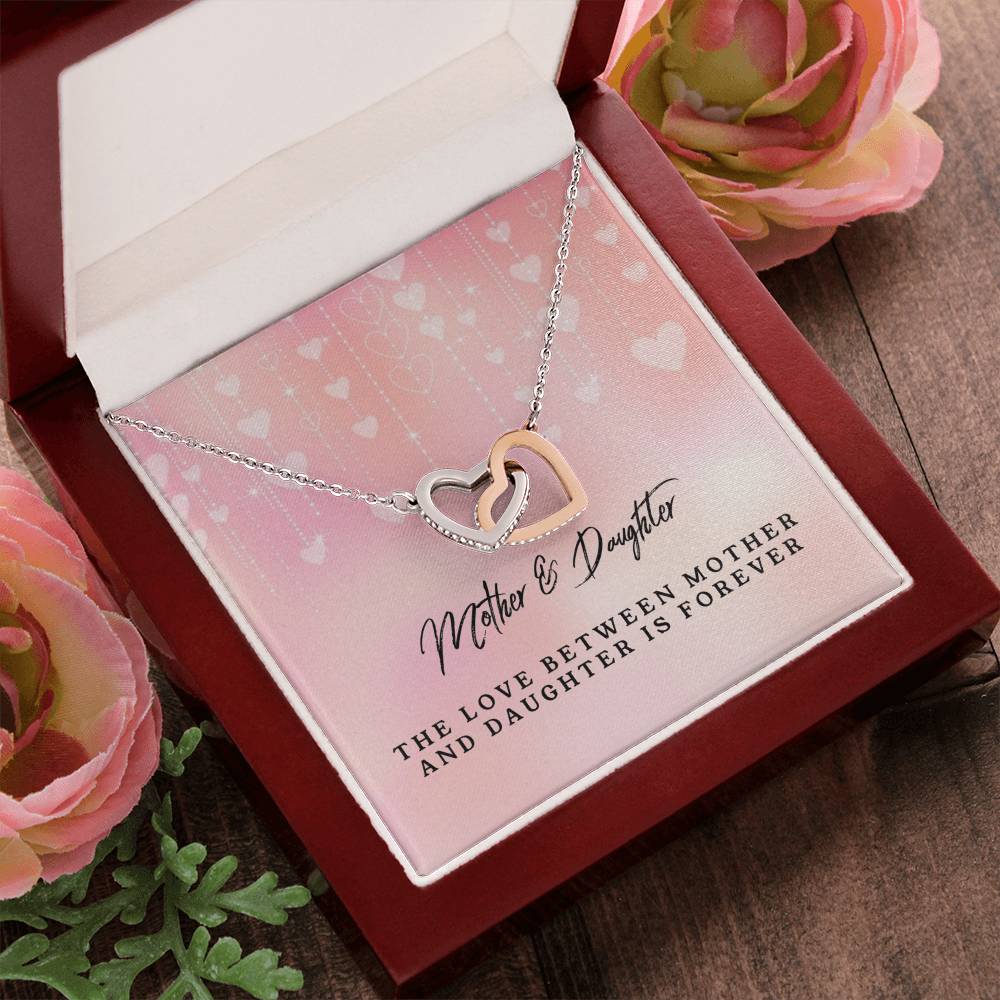 Mother & Daughter - Interlocking Heart Necklace Interlocking Hearts Necklace