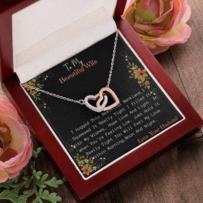 NE93E7~1 Interlocking Hearts Necklace