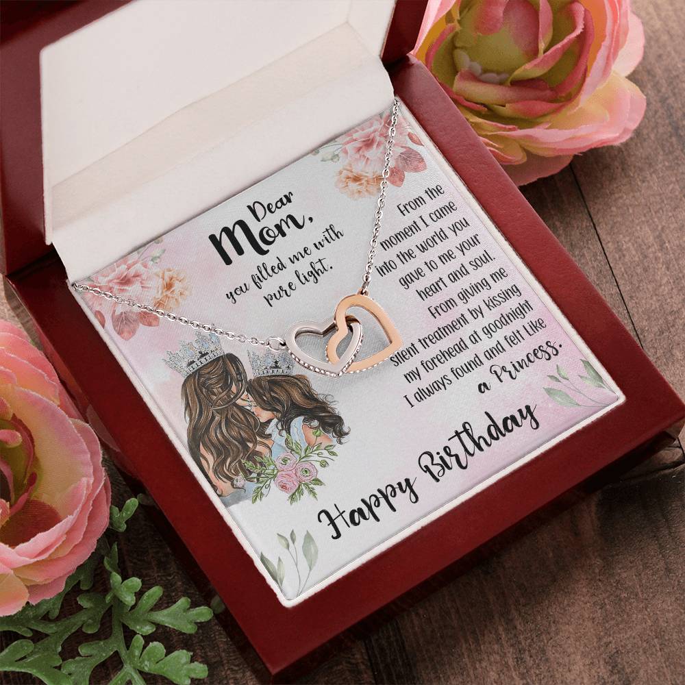 You Fill Me Interlocking Hearts Necklace