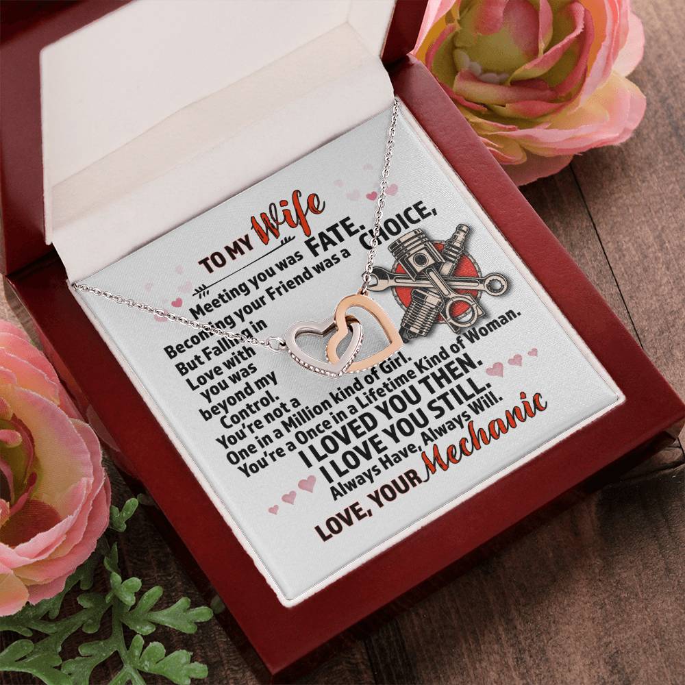 Mechanic'S Wife - Interlocking Heart Necklace Interlocking Hearts Necklace