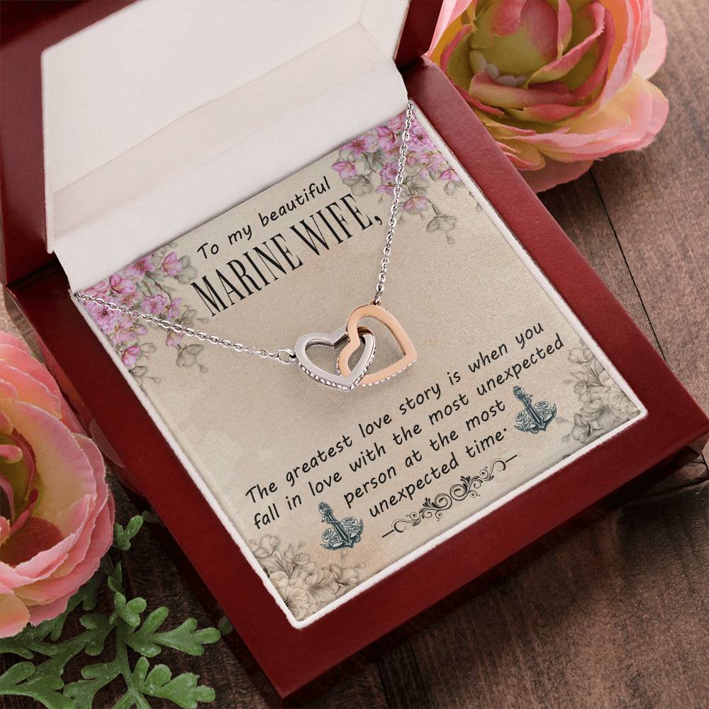 Interlocking Hearts Necklace Anniversary Gift For Wife Gift For Her From Husband Gift For Her Mothers Day Gift Valentines Day Gift Gifts For Wife Christmas Gift