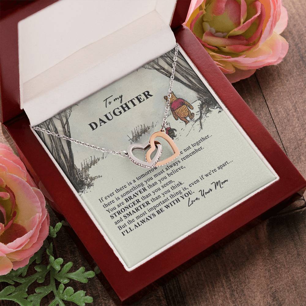 Interlocking Heart Necklace For Daughter Interlocking Hearts Necklace