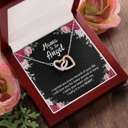 Miscarriage Necklace Interlocking Hearts Necklace