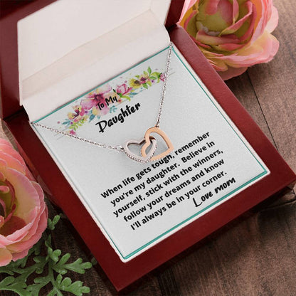 Follow Your Dreams Interlocking Hearts Necklace
