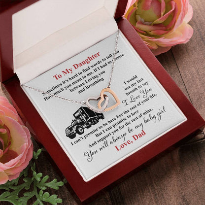 Trucker'S Daughter - Interlocking Heart Necklace Interlocking Hearts Necklace