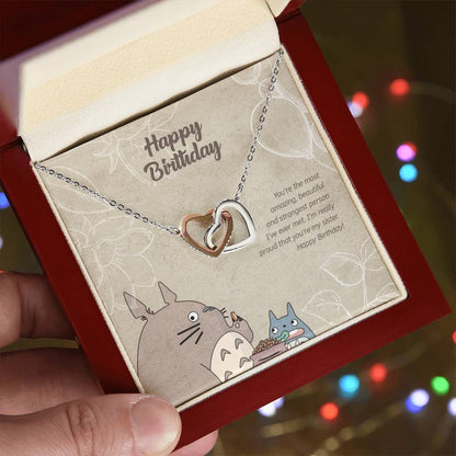 Sister'S Love - Interlocking Hearts Necklace