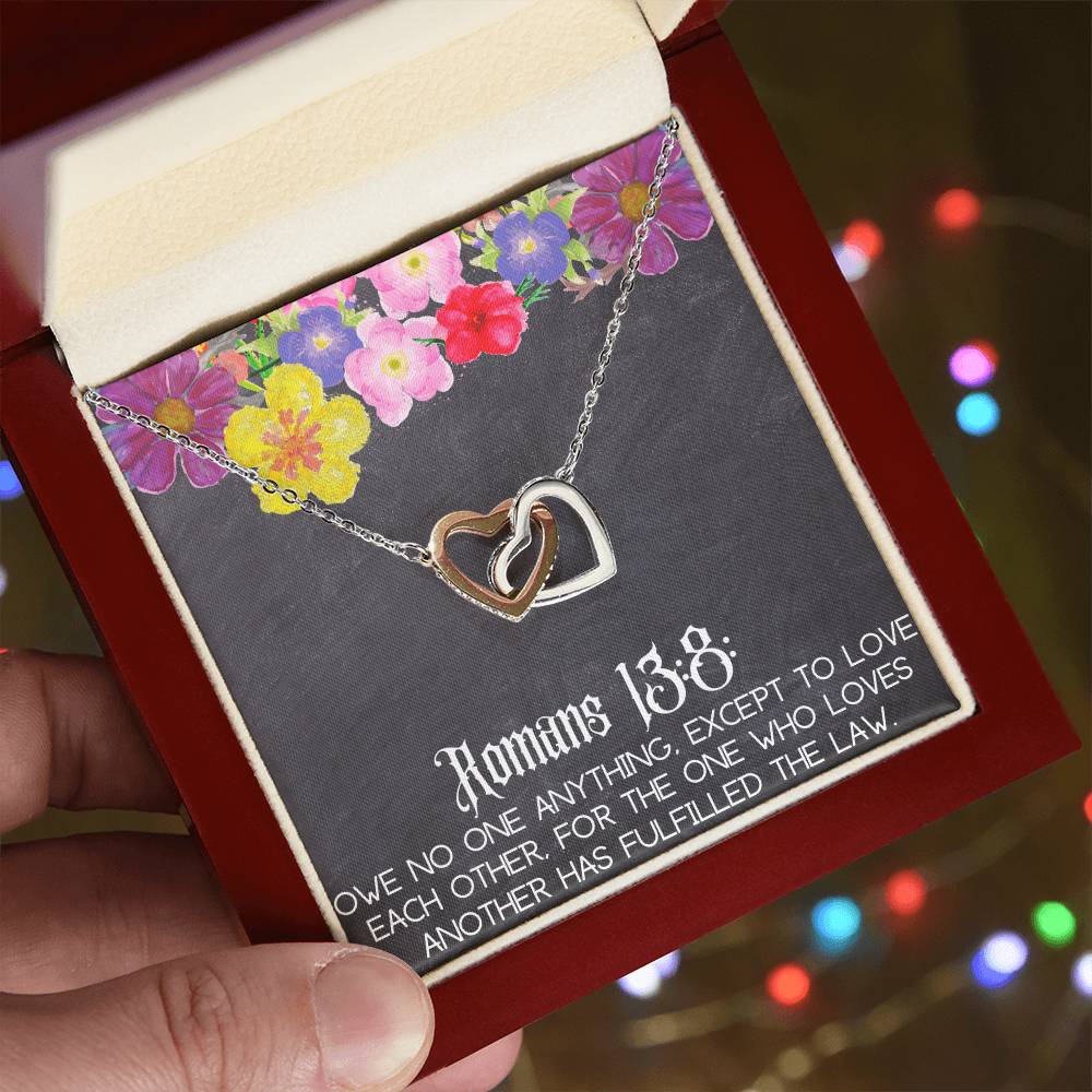 Interlocking Heart - Love Each Other Interlocking Hearts Necklace