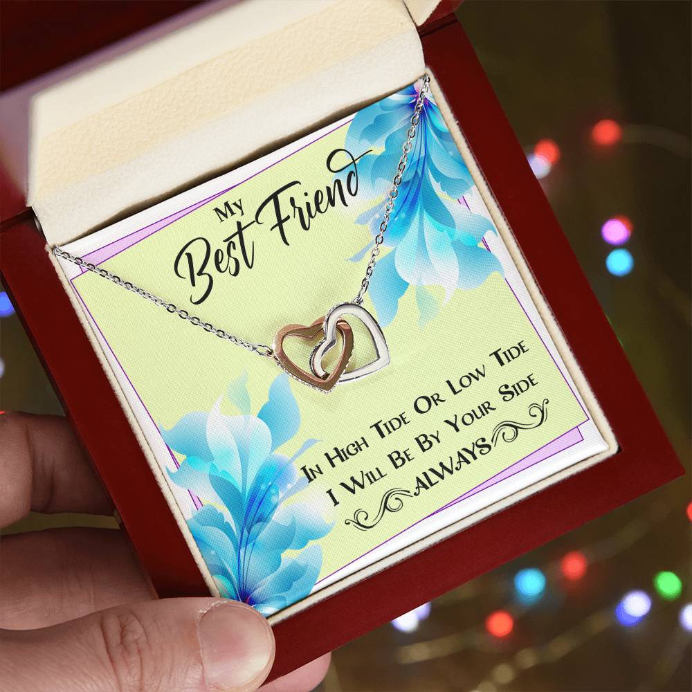 A Gift For Best Friend Interlocking Hearts Necklace