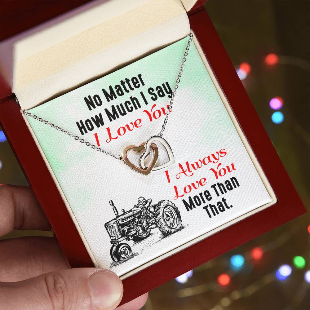 Farmer'S Girlfriend- Interlocking Heart Necklace Interlocking Hearts Necklace