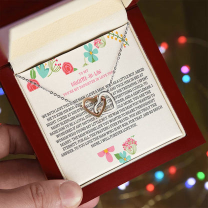 Daughter-In-Law Gift Necklace Necklace Dil Gift Gift For Daughter In Law Interlocking Hearts Necklace