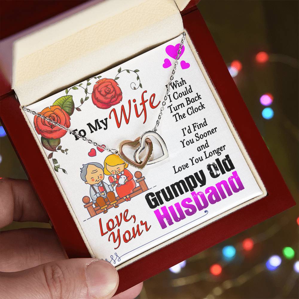 Old Man'S Wife - Interlocking Heart Necklace Interlocking Hearts Necklace