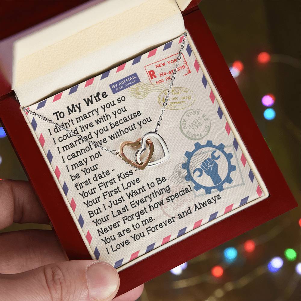 Mechanic'S Wife - Interlocking Heart Necklace Interlocking Hearts Necklace