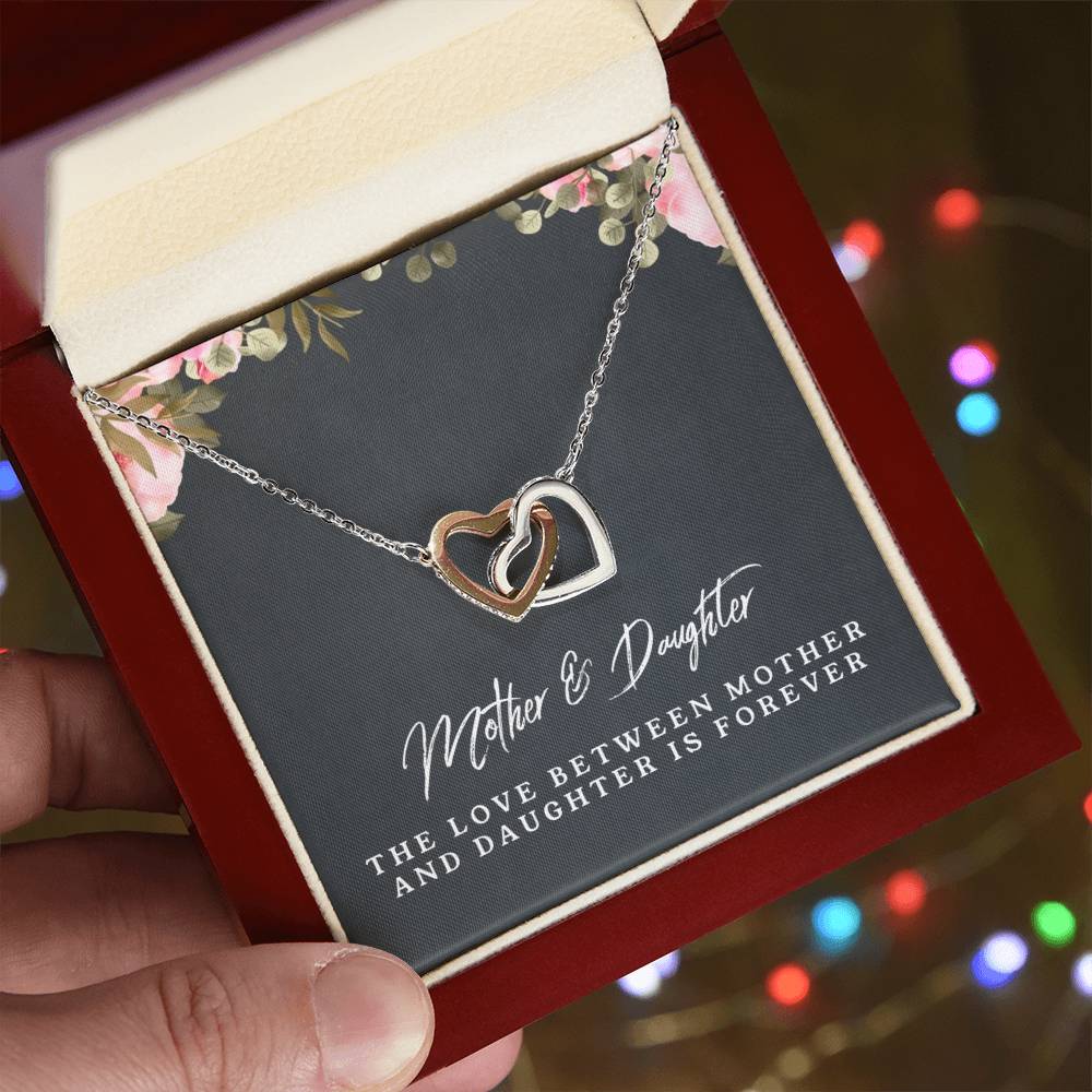 Mother & Daughter - Interlocking Heart Necklace Interlocking Hearts Necklace