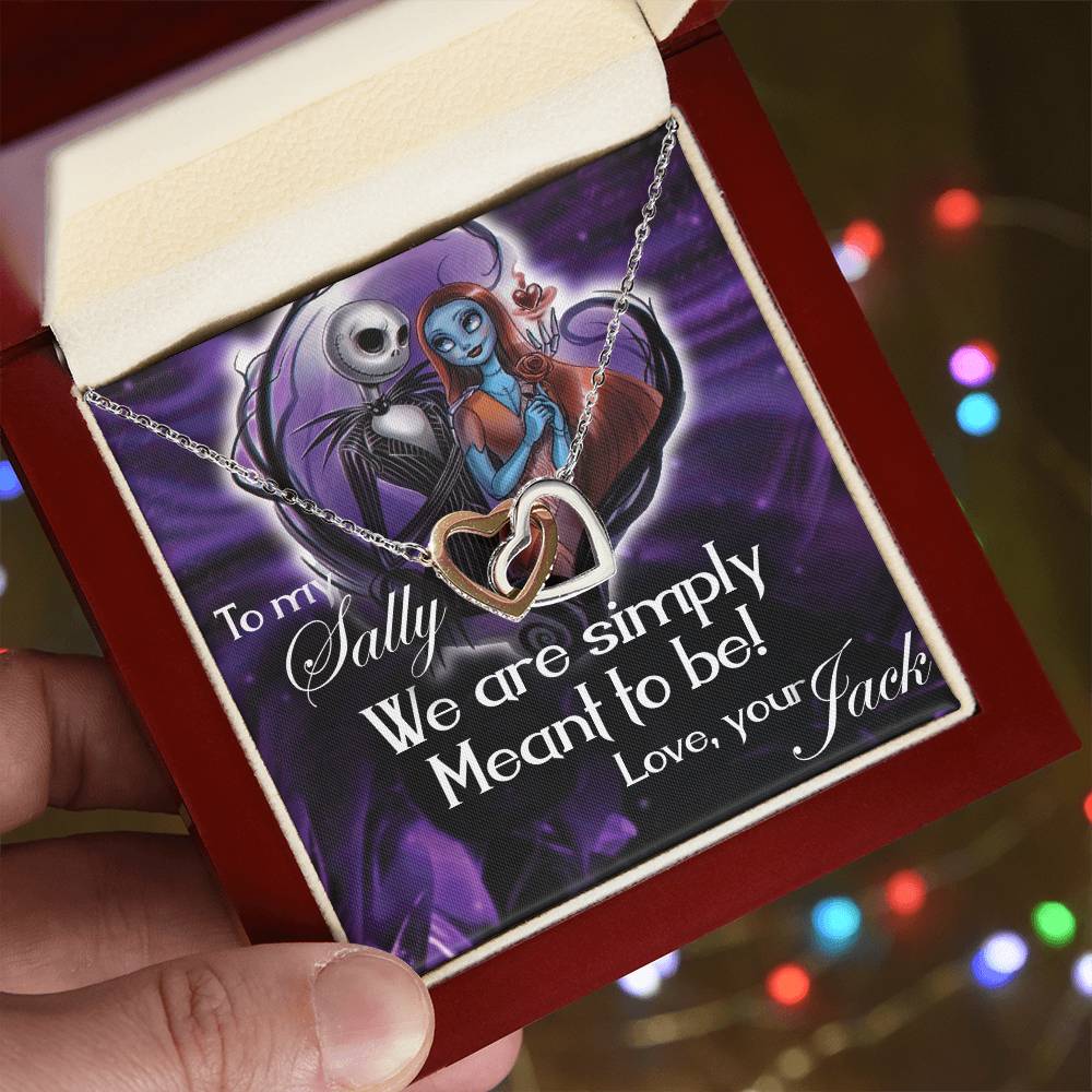 To My Sally Interlocking Interlocking Hearts Necklace