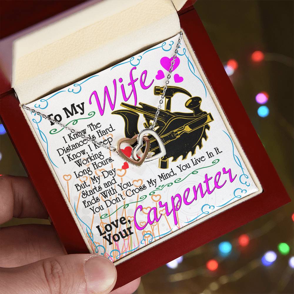Carpenter'S Wife - Interlocking Heart Necklace Interlocking Hearts Necklace
