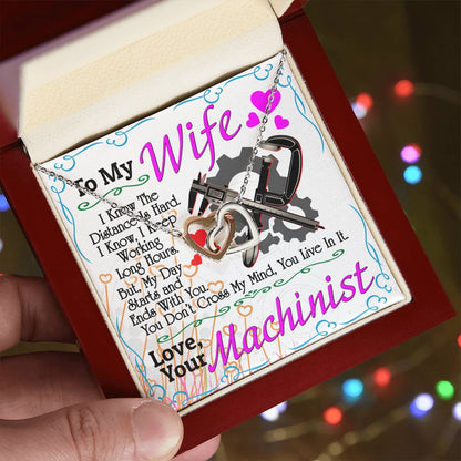 Machinist'S Wife - Interlocking Heart Necklace Interlocking Hearts Necklace