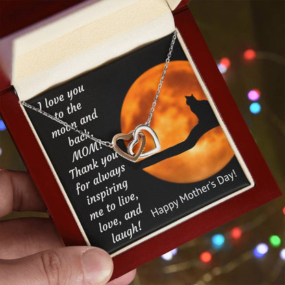 Interlocking Hearts - Mother'S Day Necklace Interlocking Hearts Necklace