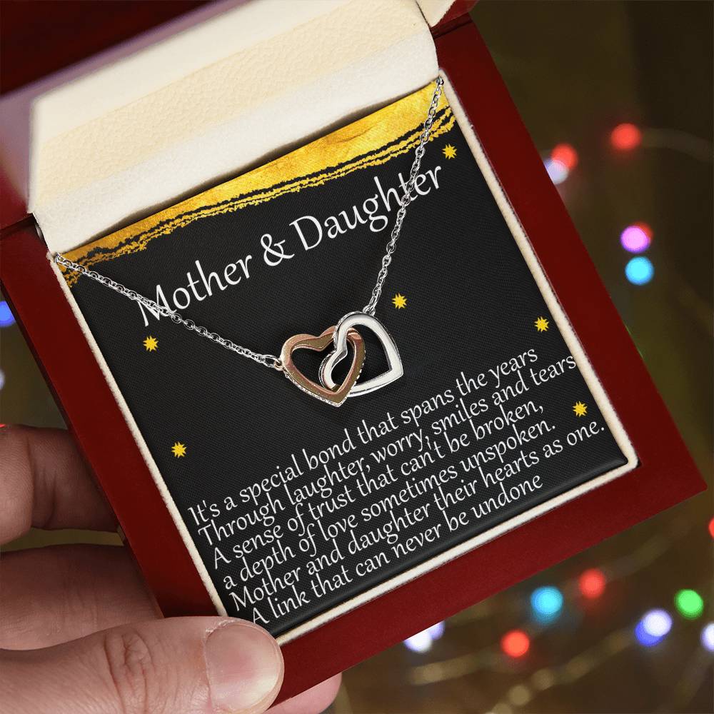 Mother & Daughter Interlocking Hearts Interlocking Hearts Necklace