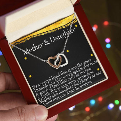 Mother & Daughter Interlocking Hearts Interlocking Hearts Necklace