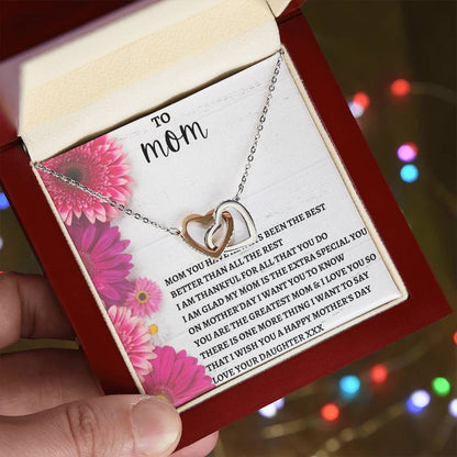 Limited Mothers Day Stock Interlocking Hearts Necklace