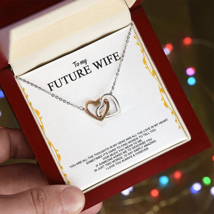 Interlocking Hearts Necklace For Your Future Wife