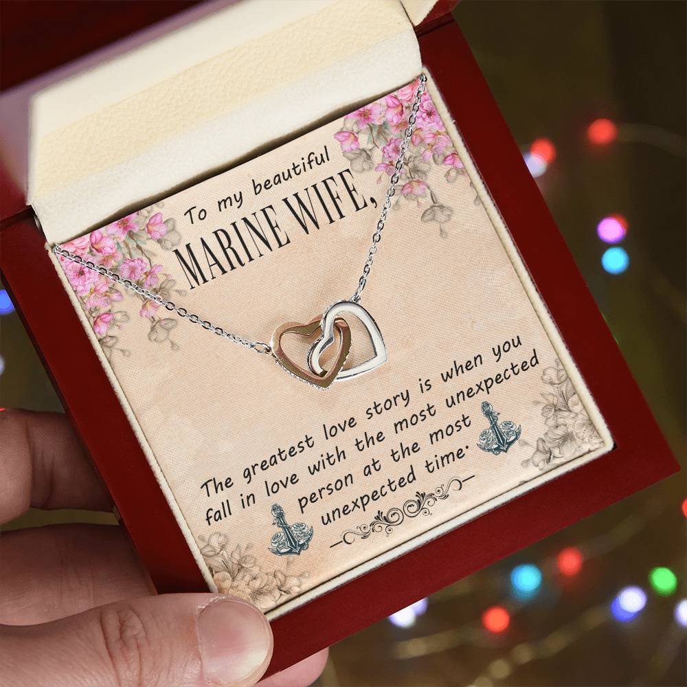 Interlocking Hearts Necklace Anniversary Gift For Wife Gift For Her From Husband Gift For Her Mothers Day Gift Valentines Day Gift Gifts For Wife Christmas Gift