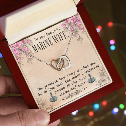 Interlocking Hearts Necklace Anniversary Gift For Wife Gift For Her From Husband Gift For Her Mothers Day Gift Valentines Day Gift Gifts For Wife Christmas Gift