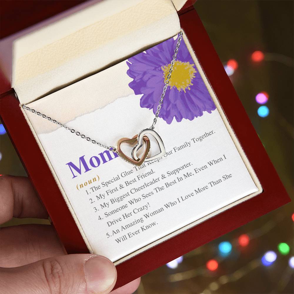 The Perfect Mother'S Day Gift. Interlocking Hearts Necklace