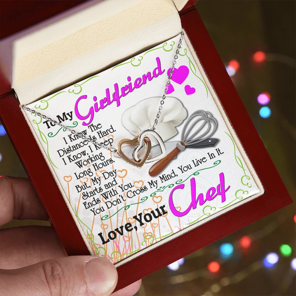 Chef'S Girlfriend - Interlocking Heart Necklace Interlocking Hearts Necklace