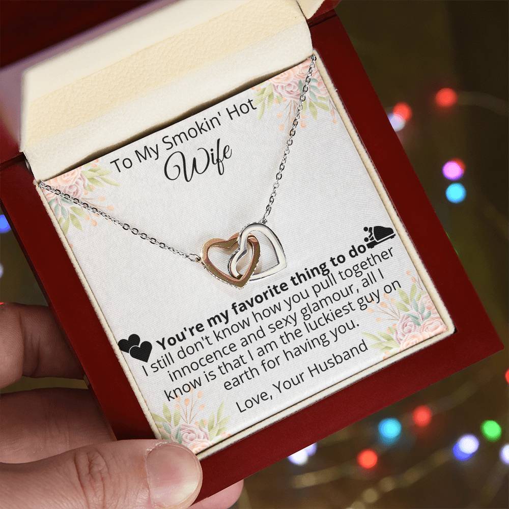 You'Re My Favorite Thing To Do - Interlocked Hearts Interlocking Hearts Necklace