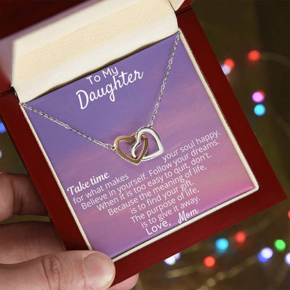 Take Time For - Interlocking Hearts Necklace