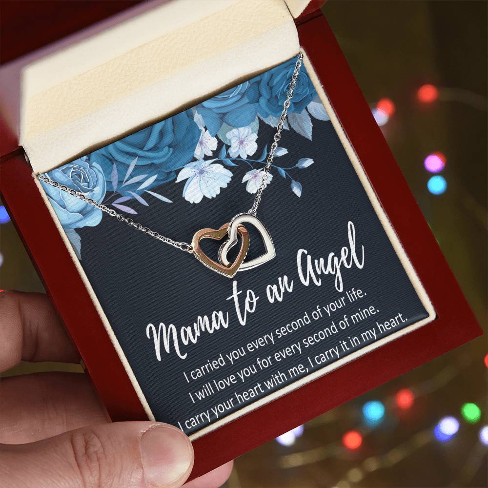 Miscarriage Necklace Gift For Moms Interlocking Hearts Necklace