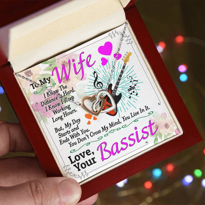 Bassist'S Wife - Interlocking Heart Necklace Interlocking Hearts Necklace