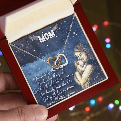 Mothers Day Gift From Daughter Son - Mother Necklace Gifts For Mom Mom Necklace Interlocking Hearts Interlocking Hearts Necklace