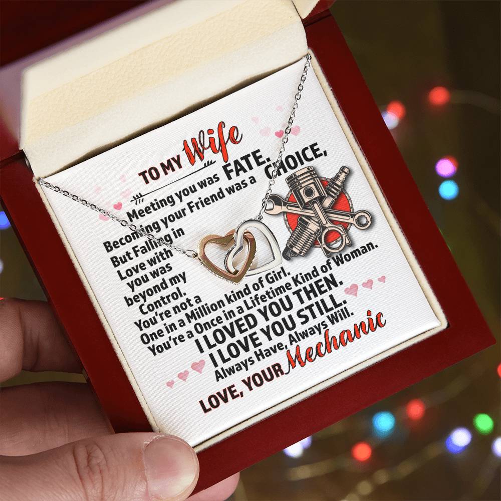 Mechanic'S Wife - Interlocking Heart Necklace Interlocking Hearts Necklace